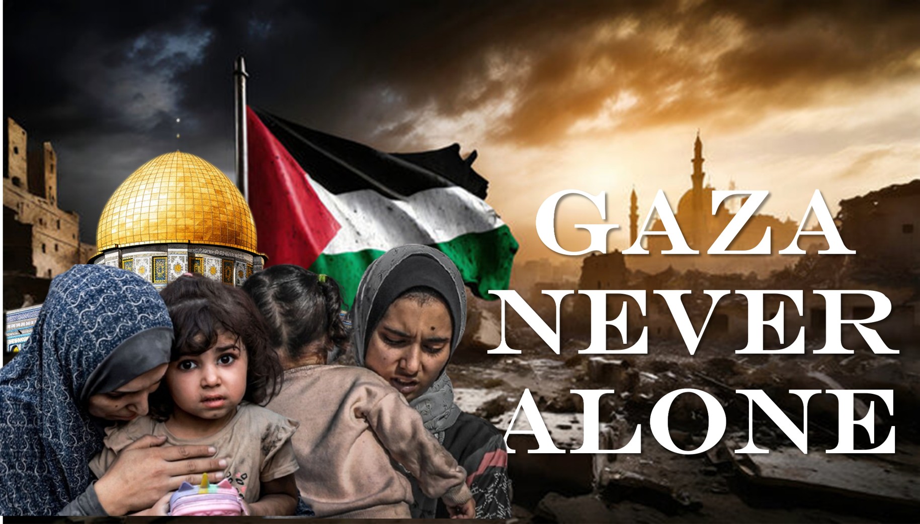GAZA TIDAK SENDIRI
